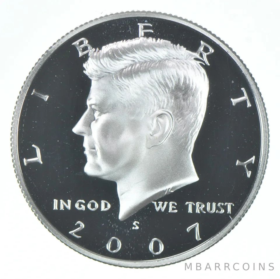 2007-S Kennedy Half Dollar Proof 90% Silver