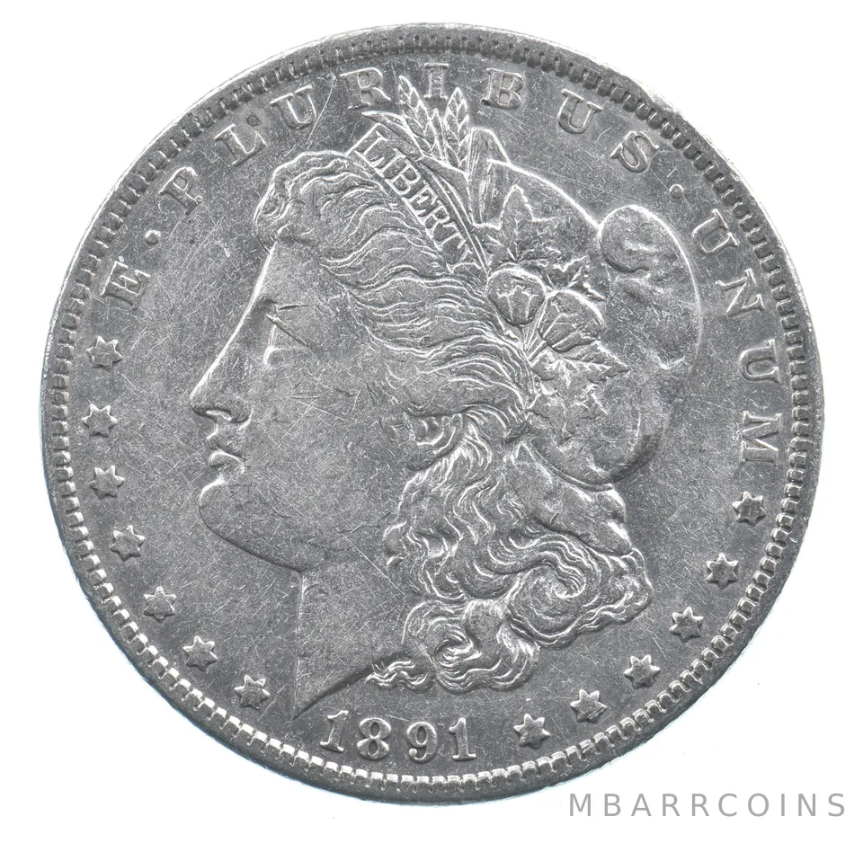 Better 1891 Morgan Silver Dollar - 90% US Coin - Nice Coin *679