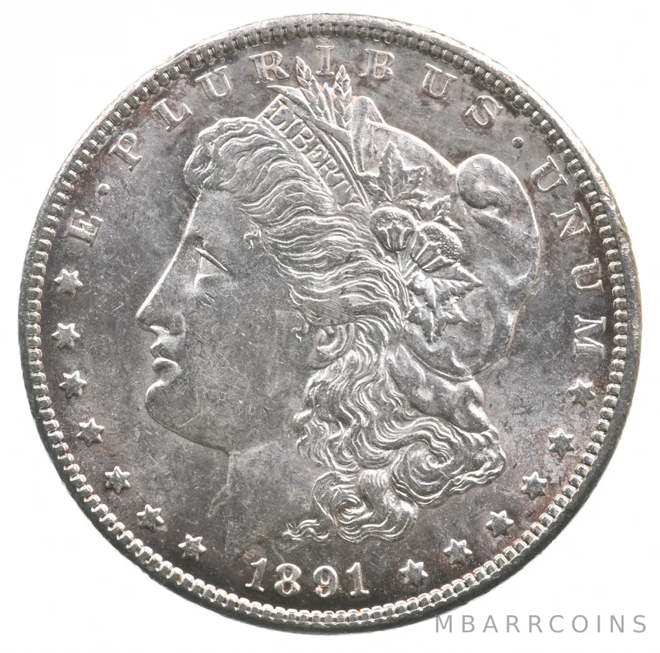 1891-CC Morgan Silver Dollar *4369