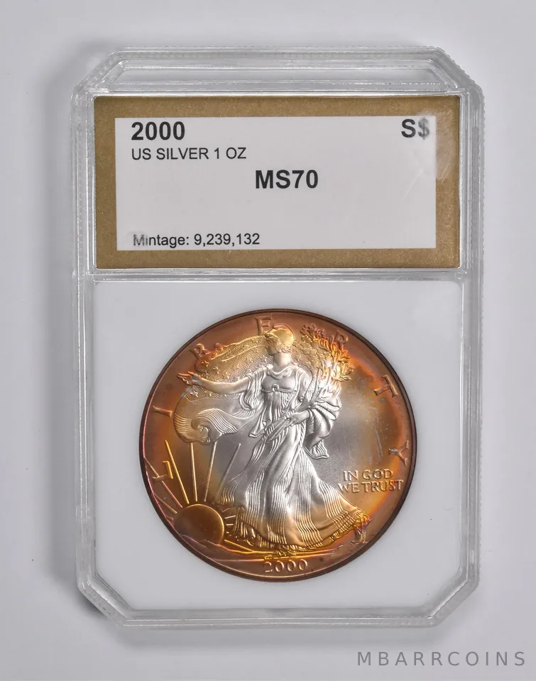 2000 American Silver Eagle Unc a6649