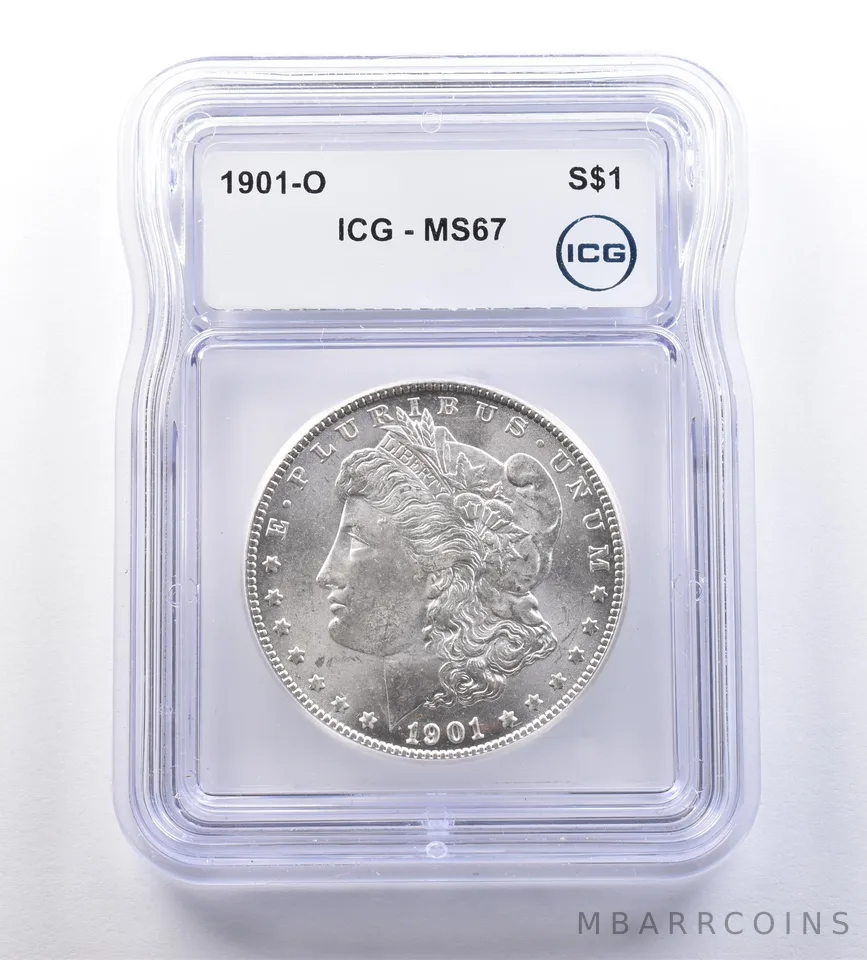 1901-O Morgan Silver Dollar MS67 ICG *9180
