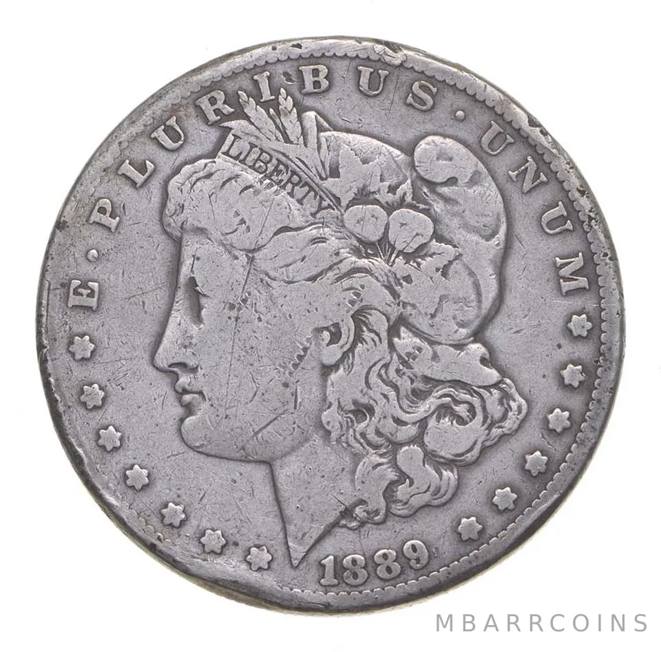 1889-CC Morgan Silver Dollar a5097