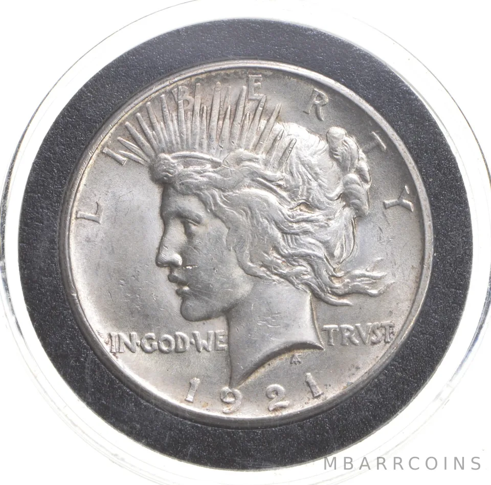 1921 Peace Silver Dollar a5648