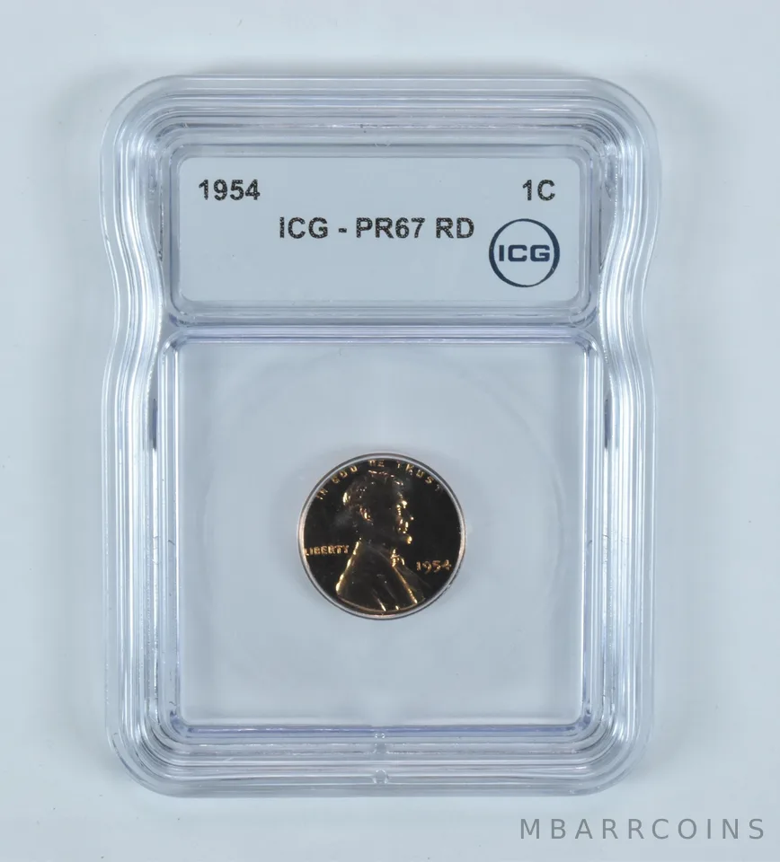 1954 Lincoln Wheat Cent PR67 RD ICG