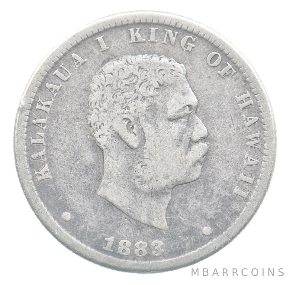 1883 Hawaii Quarter Kalakaua I *1771