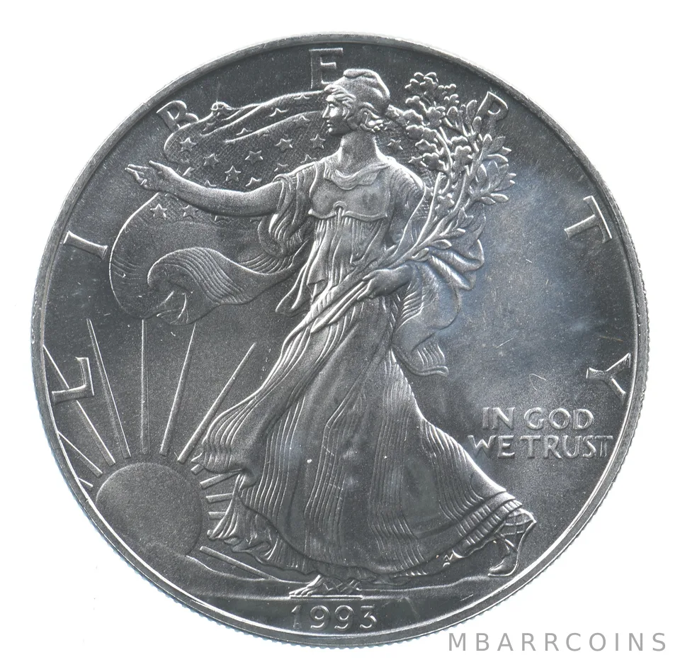Better Date 1993 American Silver Eagle 1 Troy Oz .999 Fine Silver *753