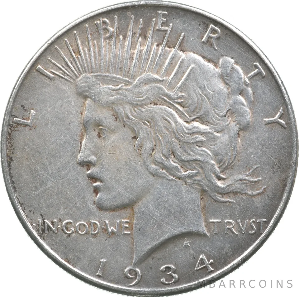 1934 Peace Silver Dollar *3569