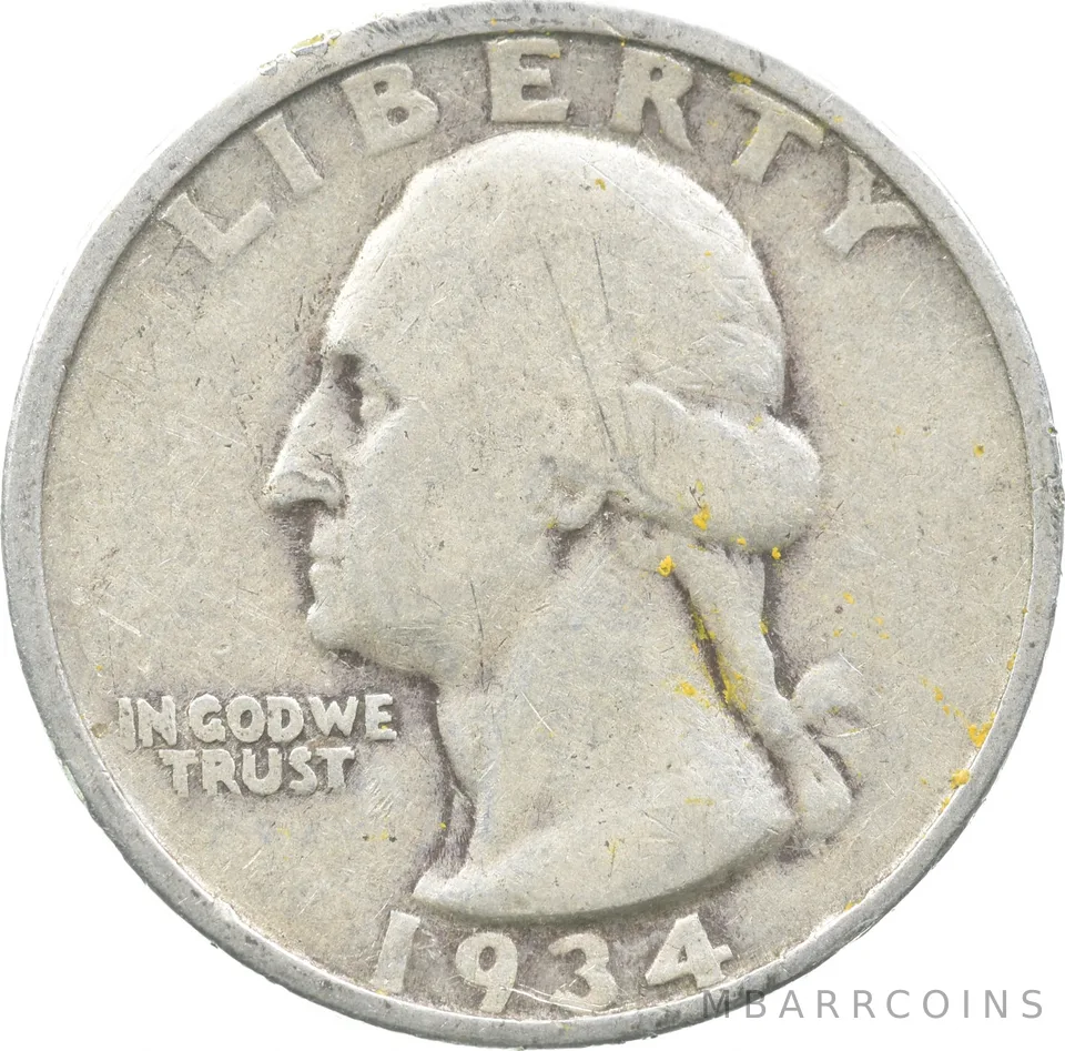 1934 Washington Quarter DDO *8916