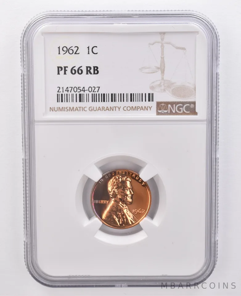 1962 Lincoln Memorial Cent PF66 RB NGC Beautiful Tone a0099