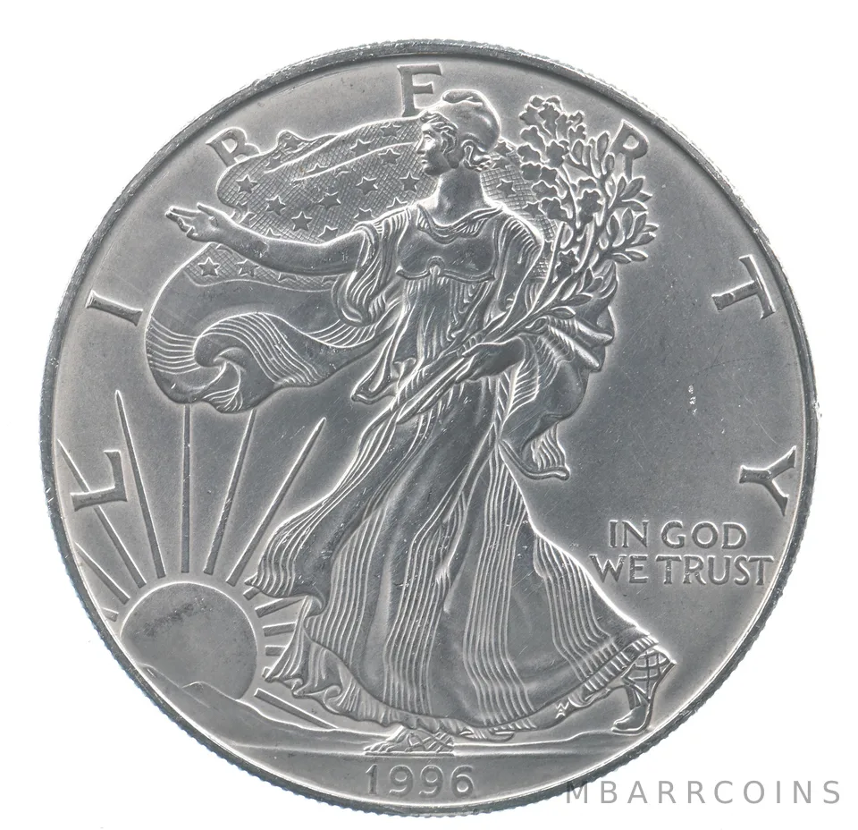 Better Date 1996 American Silver Eagle 1 Troy Oz .999 Fine Silver *727
