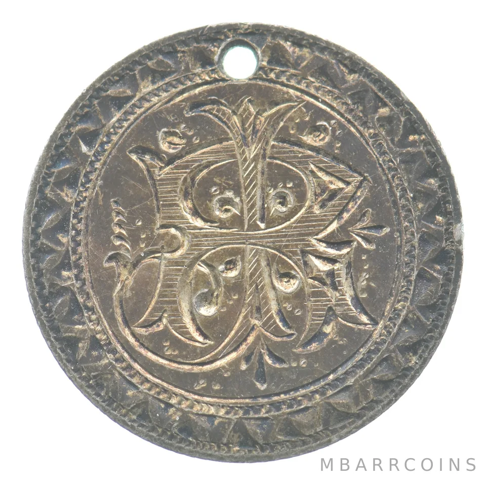 1875 Seated Liberty Dime Love Token Victorian JR *5489