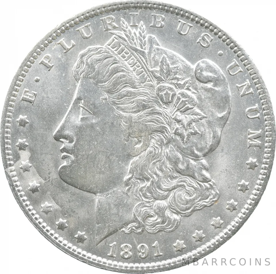 1891-O Morgan Silver Dollar *8714