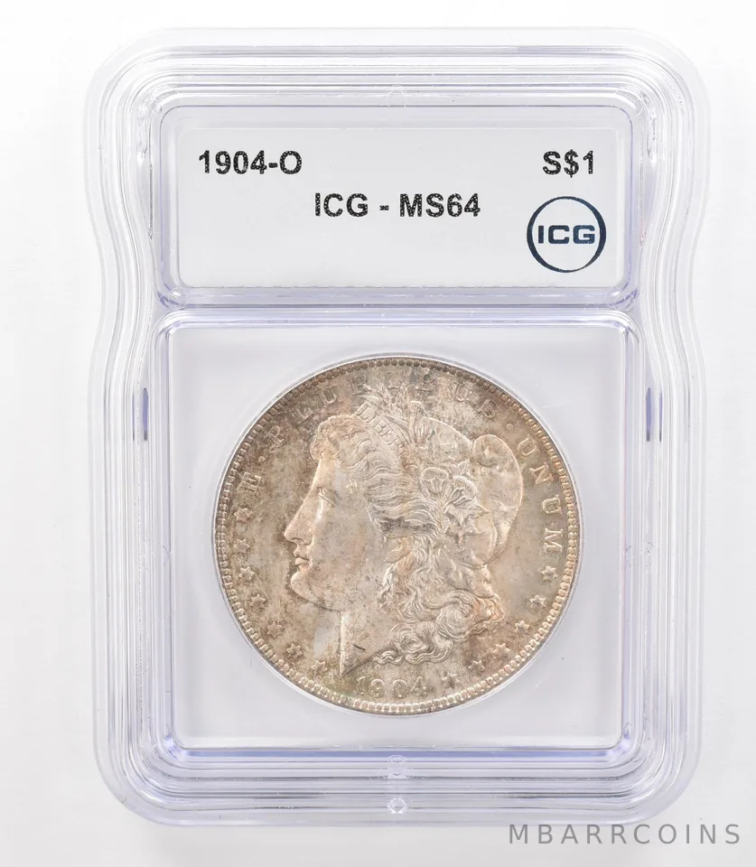 1904-O Morgan Silver Dollar MS64 ICG Beautiful Tone *3169
