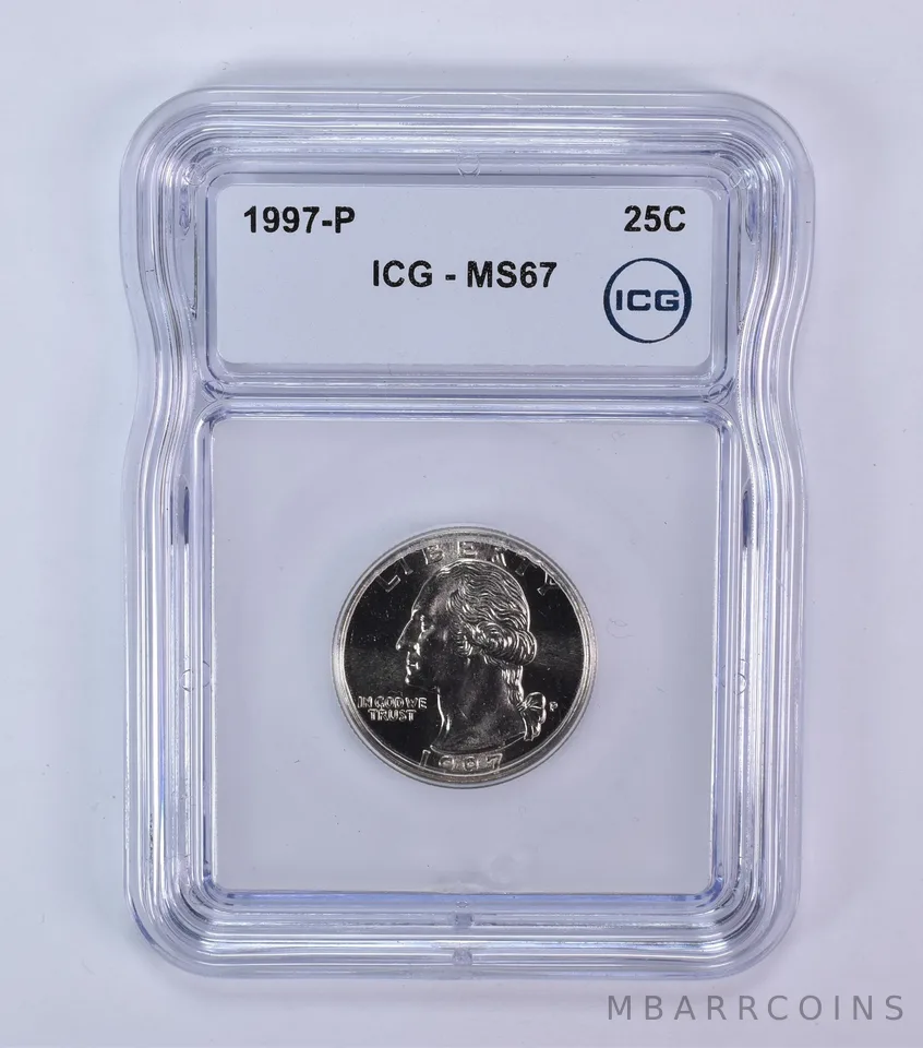 1997-P Washington Quarter MS67 ICG