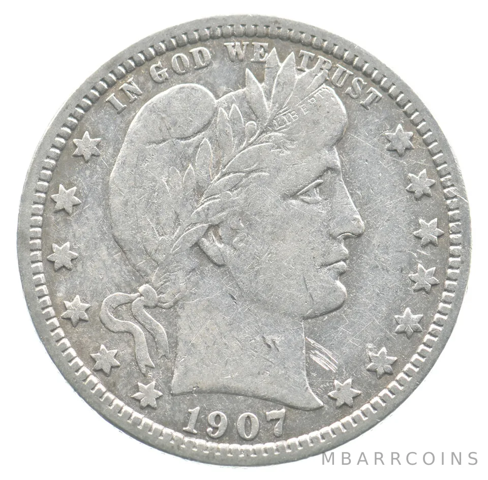 1907 Barber Quarter *4772