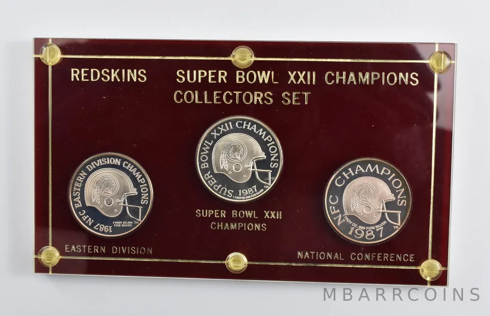 1987 Commanders Super Bowl XXII Champions Collectors Set *1073