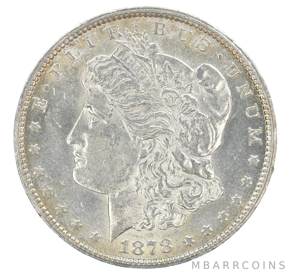 1878-CC Morgan Silver Dollar Peripheral Tone *9758