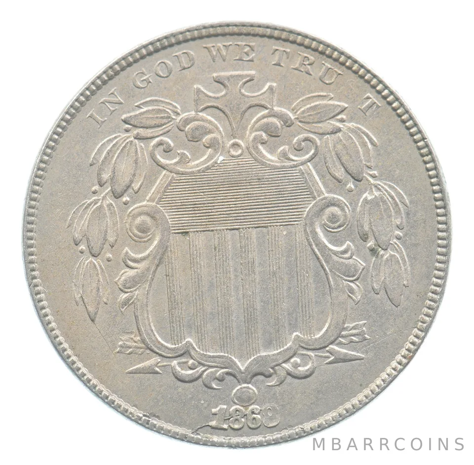 1868 Shield Nickel *0049