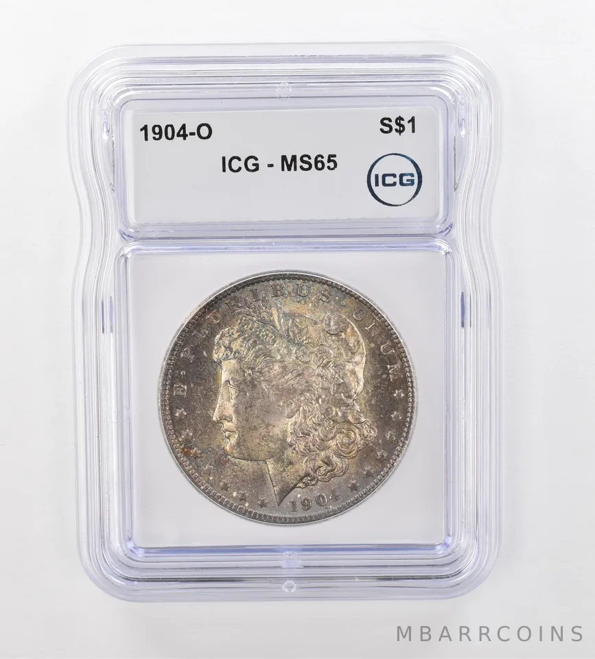 1904-O Morgan Silver Dollar MS65 ICG Beautiful Tone *1000