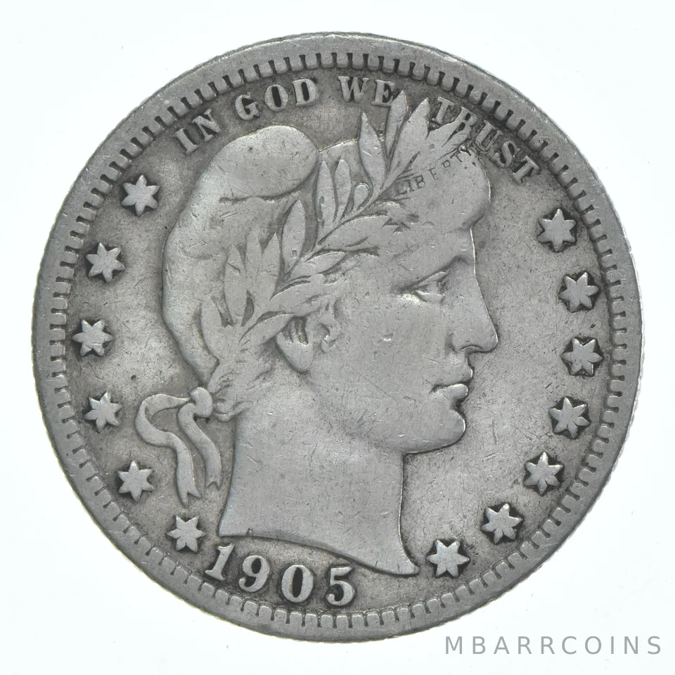 1905 Barber Quarter a6123