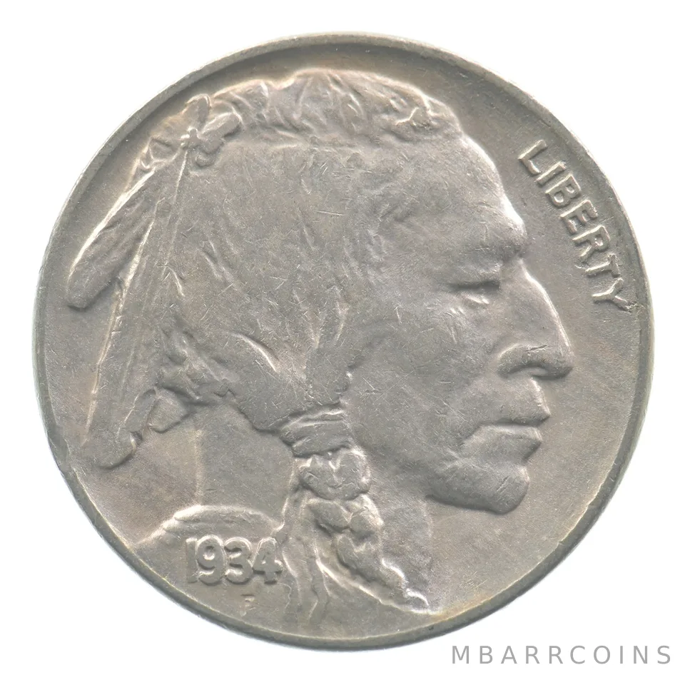1934 Indian Head Buffalo Nickel *4137