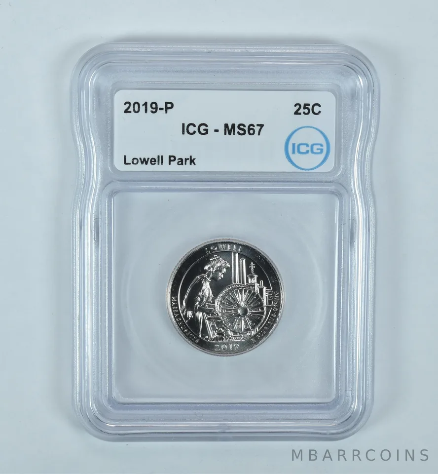 2019-P Washington Quarter ATB Lowell Park MS67 ICG