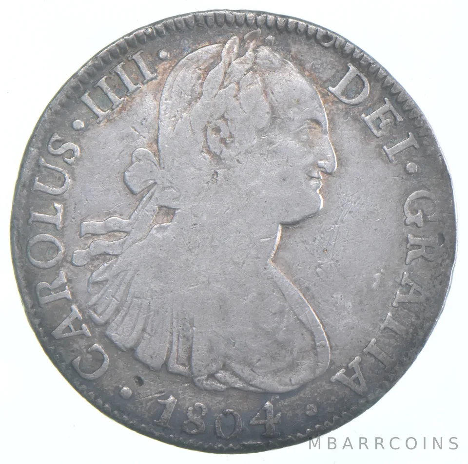 1804 Spain 8 Reales "Dollar" a1212