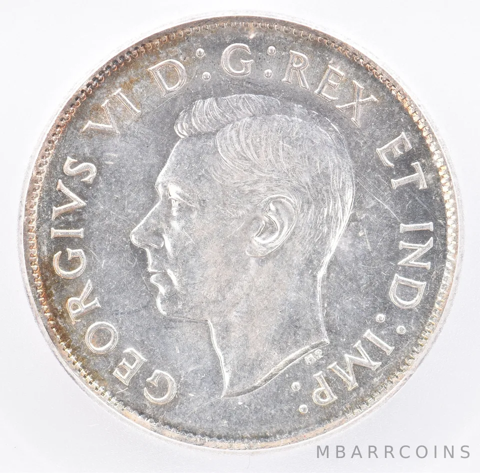 1944 Canada 50 Cents MS62 ICG Beautiful Tone *1925