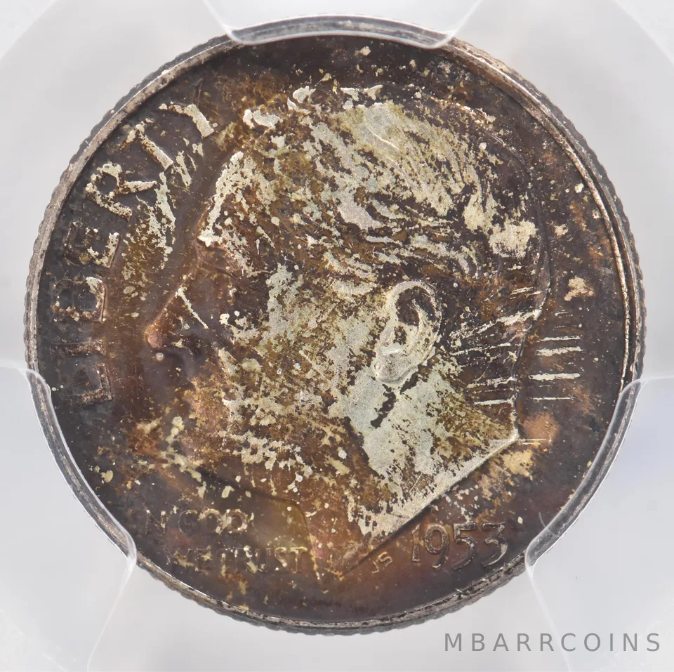 1953-D Roosevelt Dime MS64 PCGS Beautiful Tone *0906