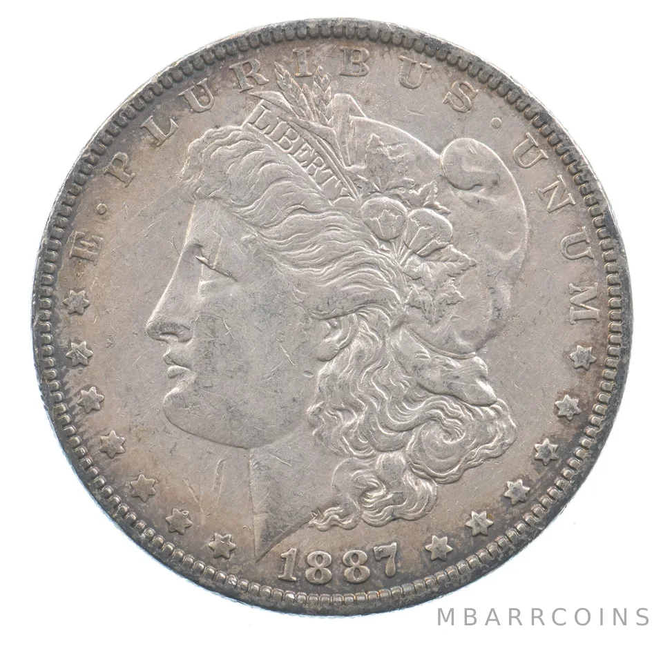Better 1887 Morgan Silver Dollar - 90% US Coin - Nice Coin *615