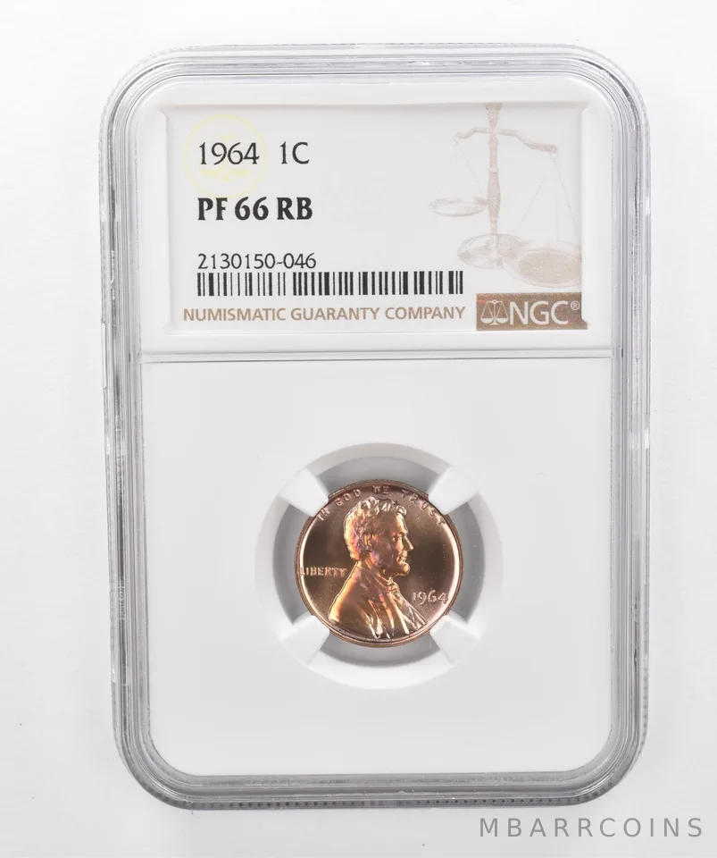1964 Lincoln Memorial Cent PF66 RB NGC Beautiful Tone *2920
