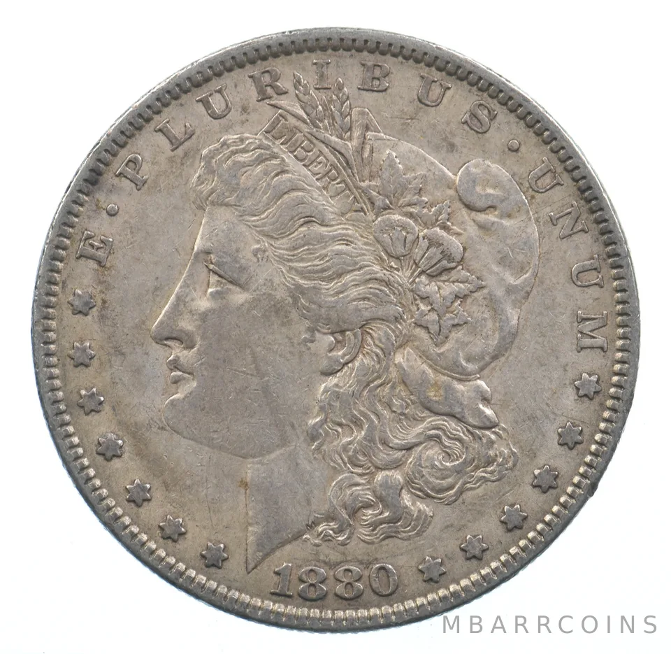 Early - 1880 Morgan Silver Dollar - 90% US Coin *973