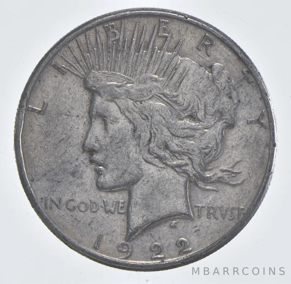 Better - 1922-S Peace Silver Dollar - 90% US Coin *711
