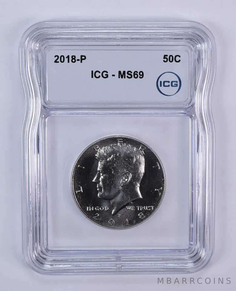 2018-P Kennedy Half Dollar MS69 ICG