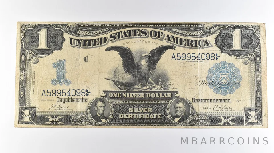 1899 $1 United States Black Eagle Silver Certificate Large Note FR#226a *0701