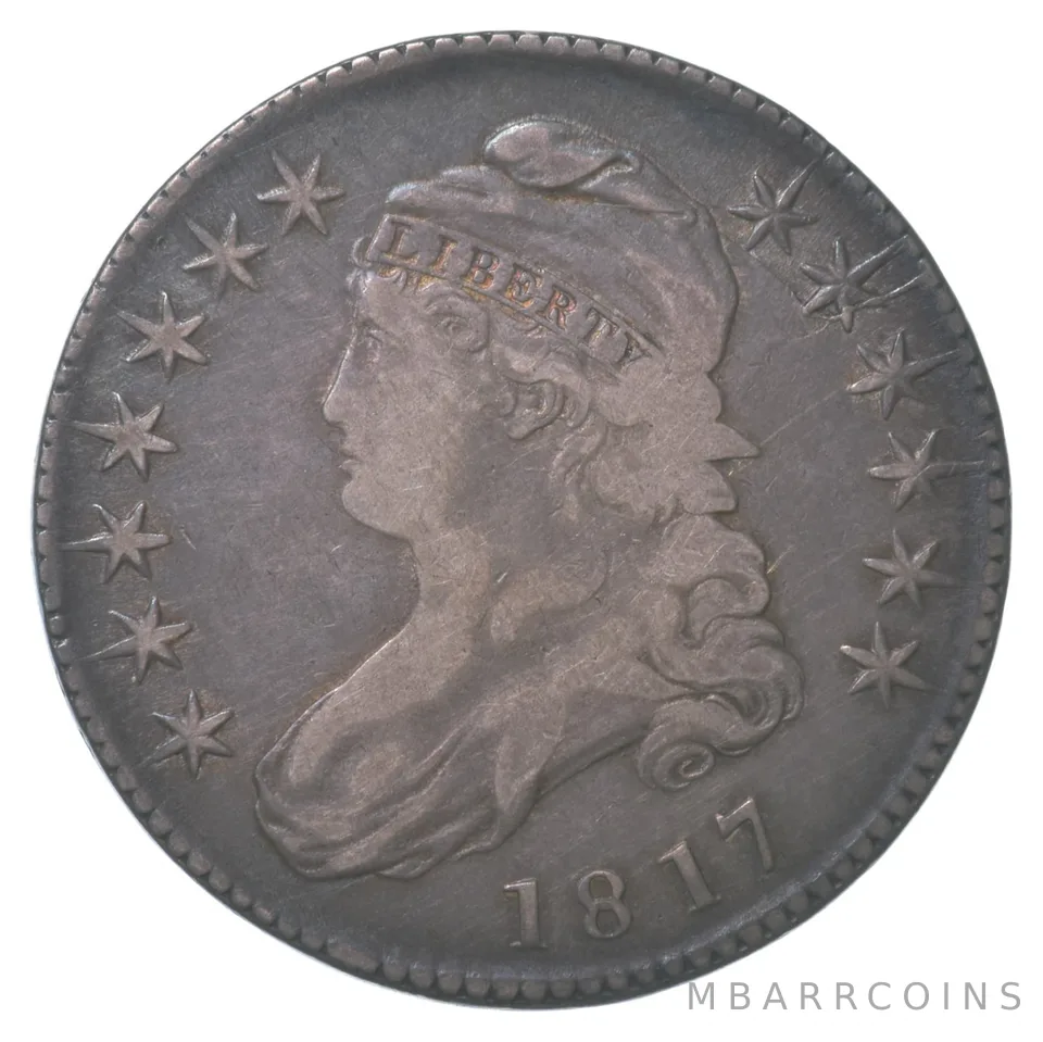 1817 Capped Bust Half Dollar 105a R4 a8708