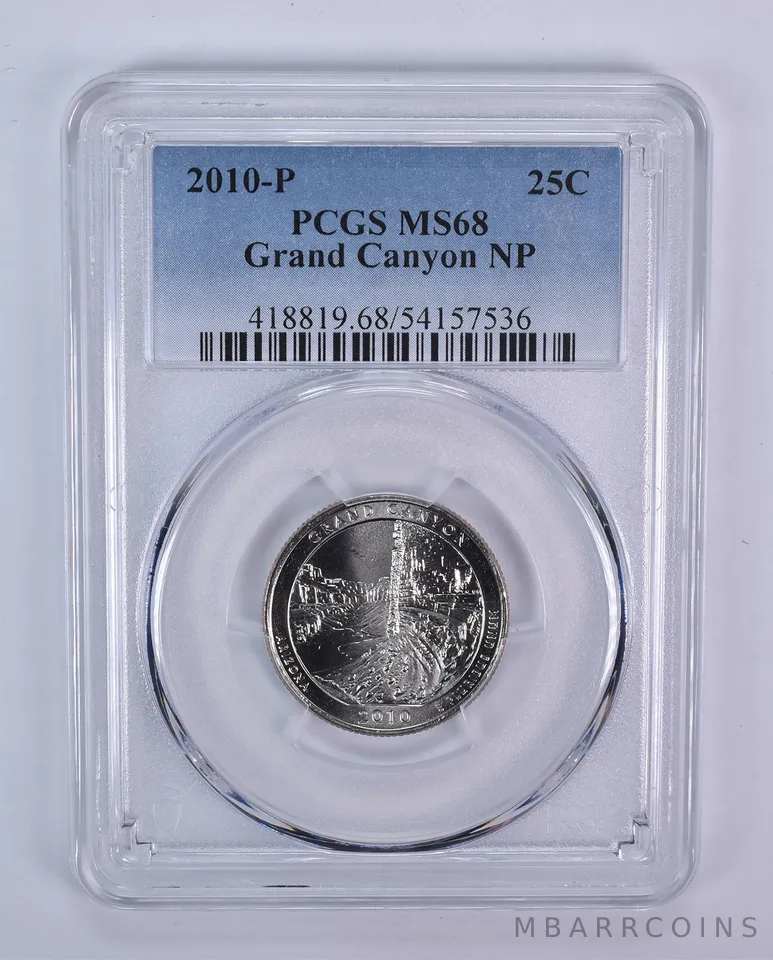 2010-P Washington Quarter ATB Grand Canyon MS68 PCGS