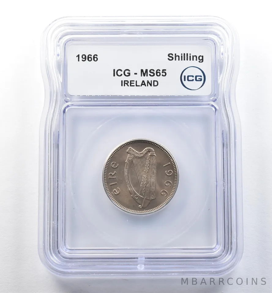 1966 Ireland Shilling MS65 ICG *2554