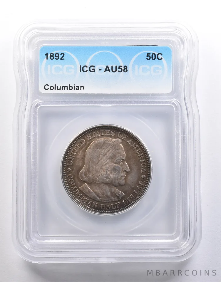 1892 Columbian Exposition Half Dollar AU58 ICG *6599