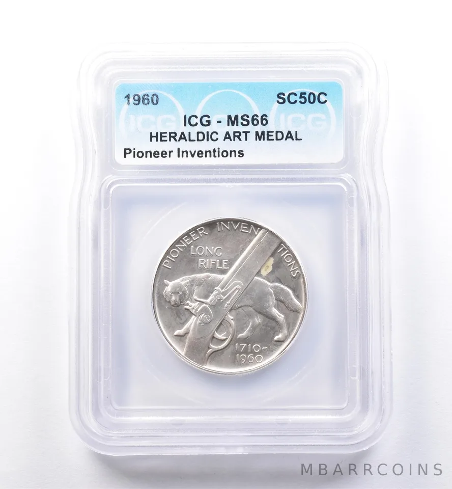 1960 So Called Half Dollar Pioneer Inventions MS66 ICG *8531