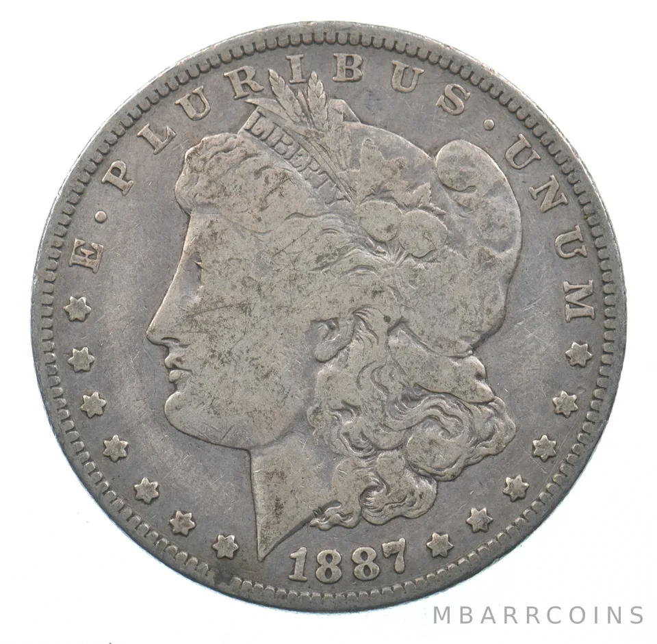 Early - 1887-O Morgan Silver Dollar - 90% US Coin *563