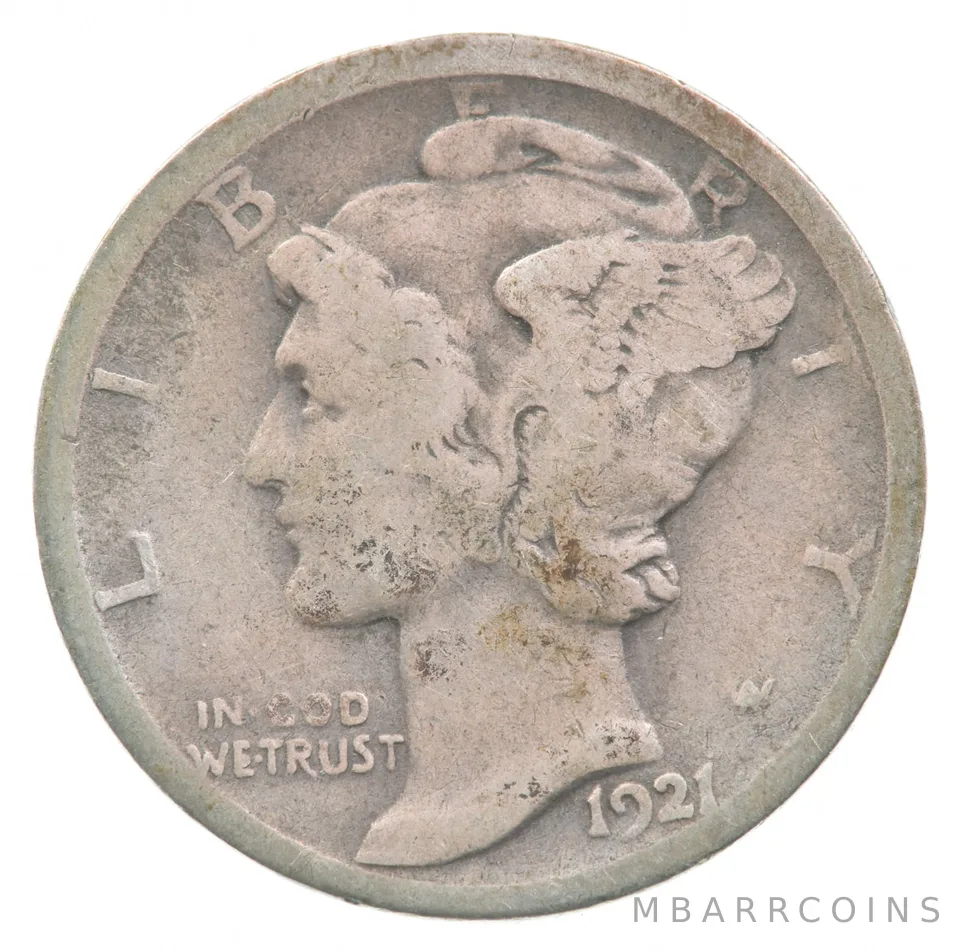 1921-D Mercury Dime *4810