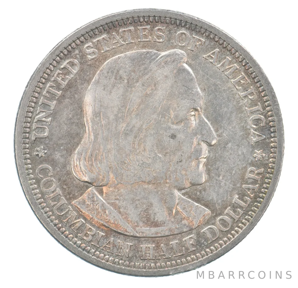 1893 Columbian Exposition Half Dollar Beautiful Tone *0338