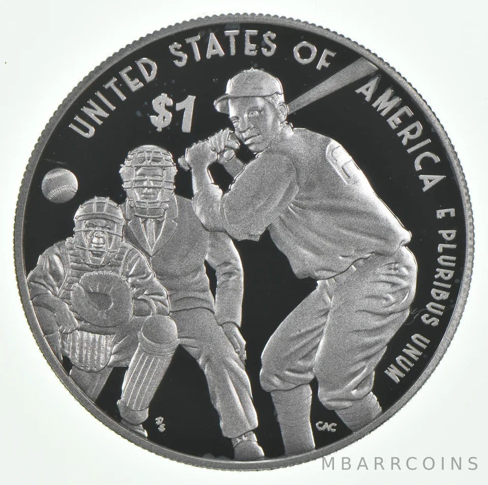 2022-P Proof Negro Leagues Baseball History Commemorative Silver Dollar