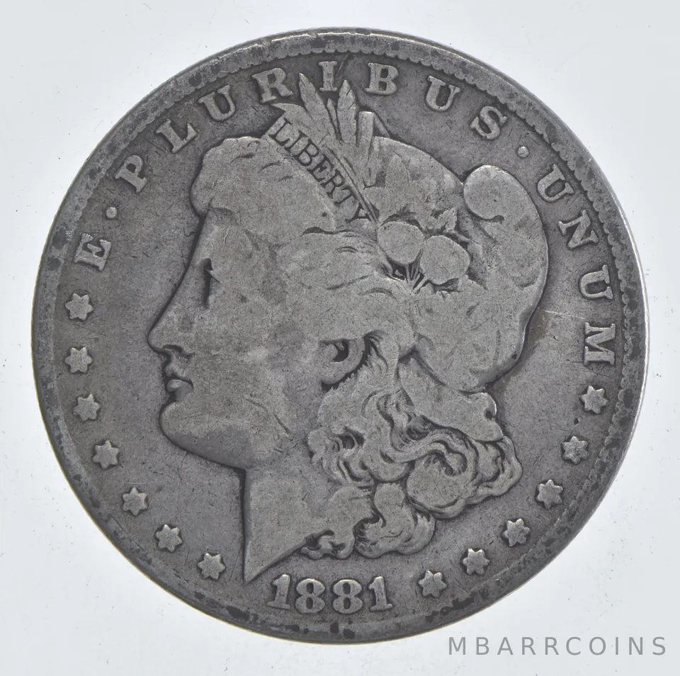 Early - 1881 Morgan Silver Dollar - 90% US Coin *828