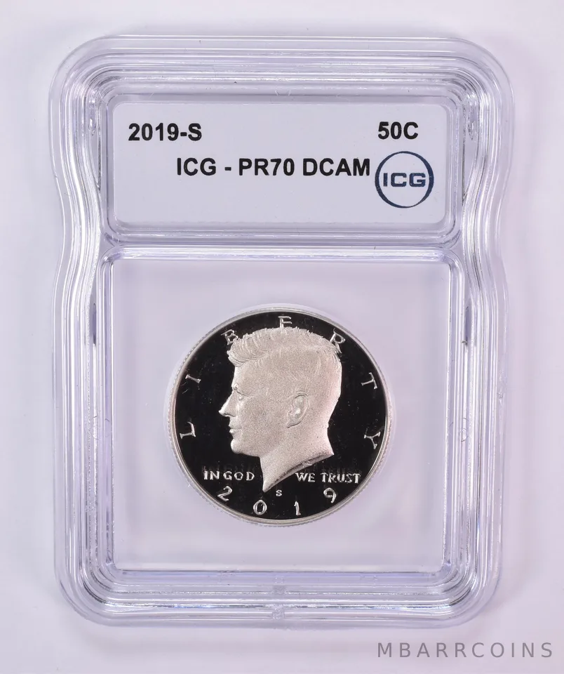 2019-S Kennedy Half Dollar PR70 DCAM ICG
