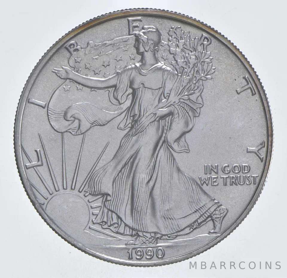 Better Date 1990 American Silver Eagle 1 Troy Oz .999 Fine Silver *368