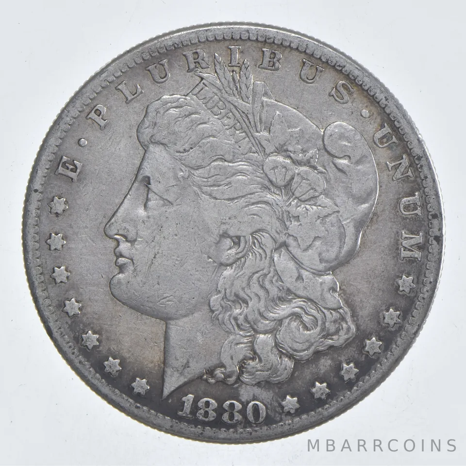 Early - 1880-S Morgan Silver Dollar - 90% US Coin *949