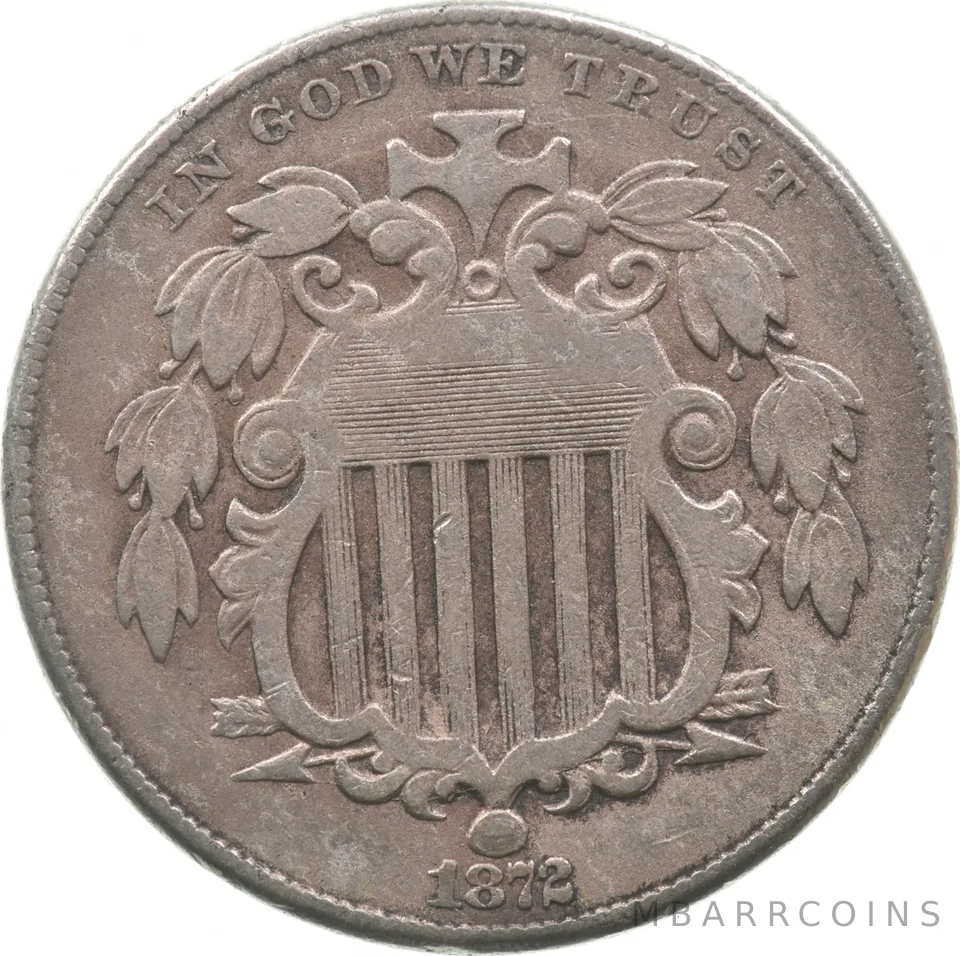 1872 Shield Nickel *9397
