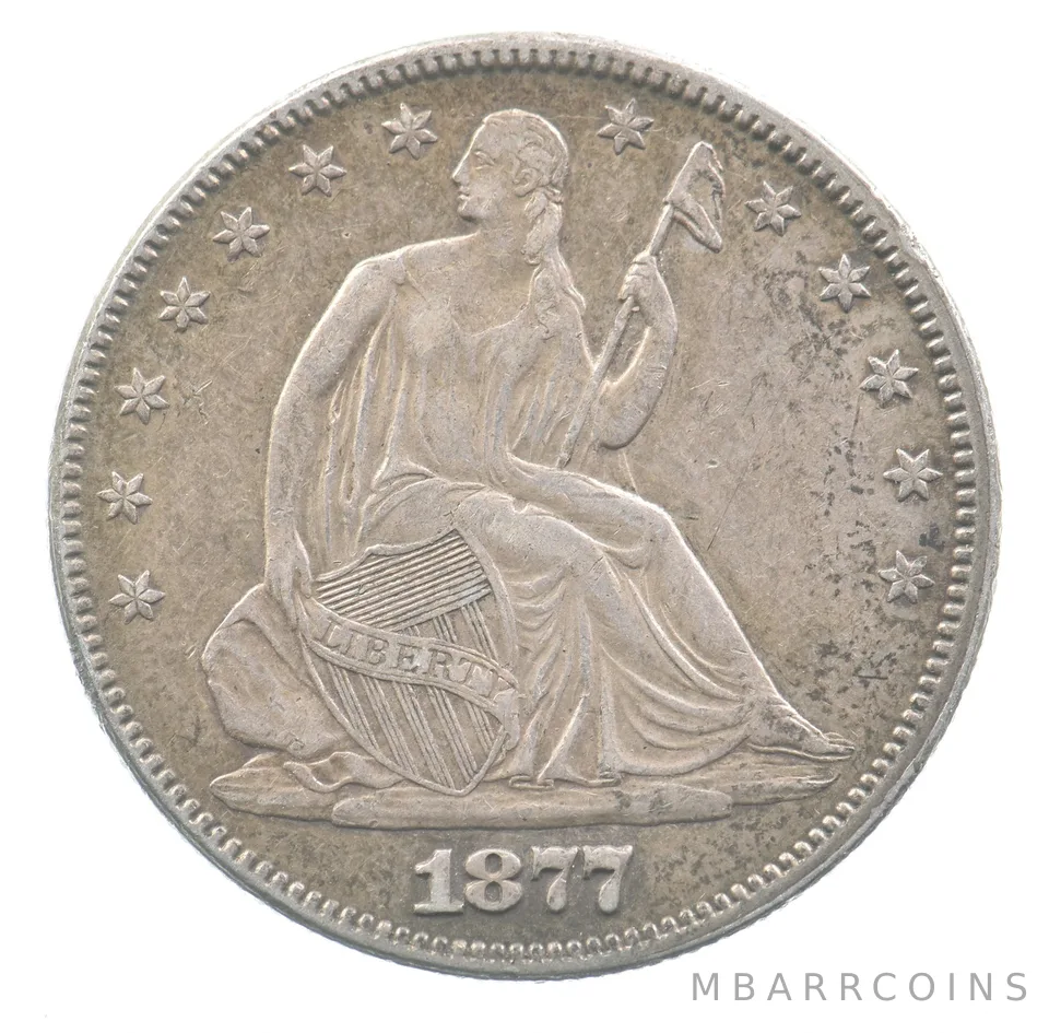 1877 Seated Liberty Half Dollar *3991